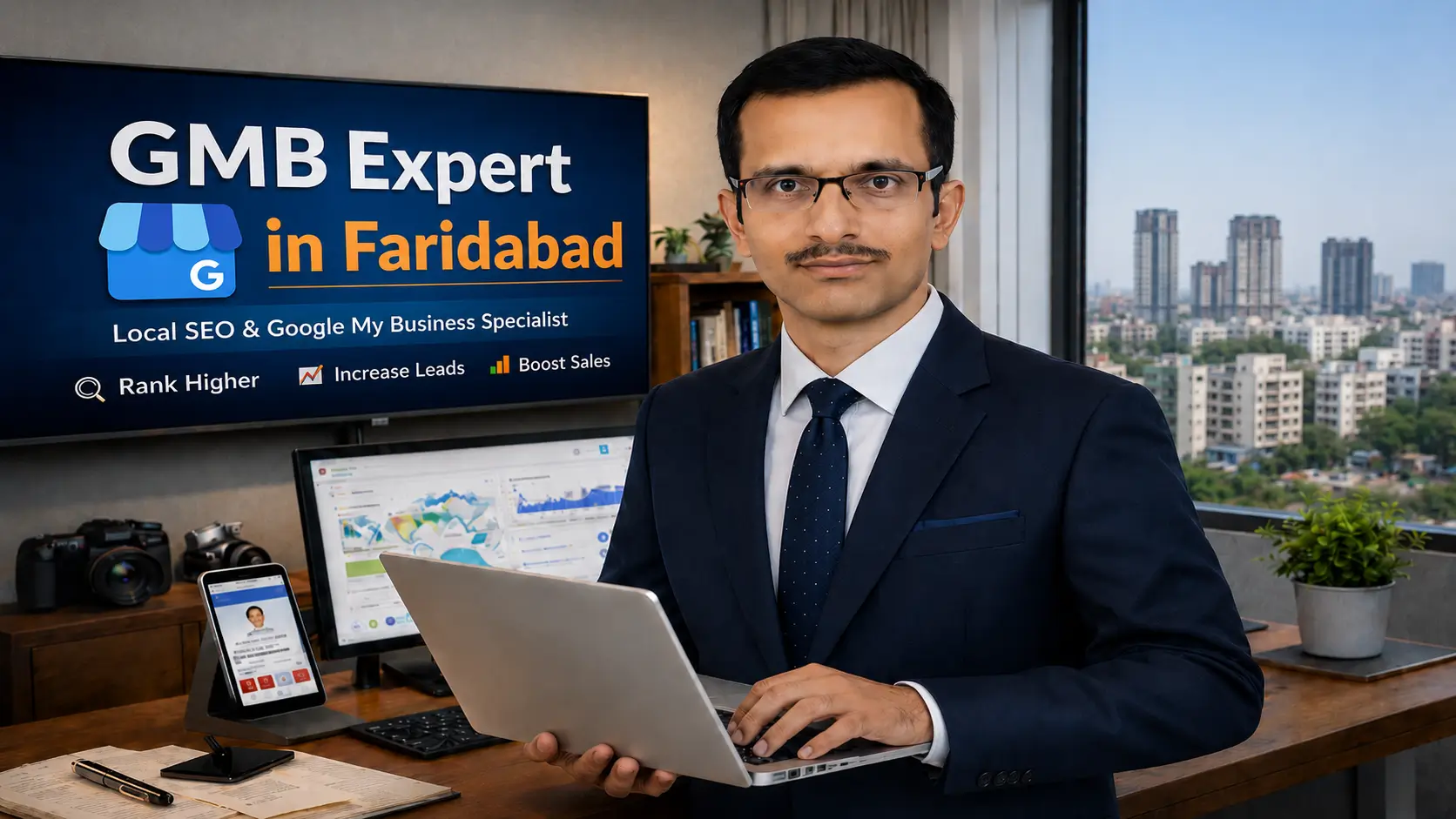 GMB Expert in Faridabad providing Google Business Profile optimization, Google Maps SEO, local ranking improvement, and lead generation services.