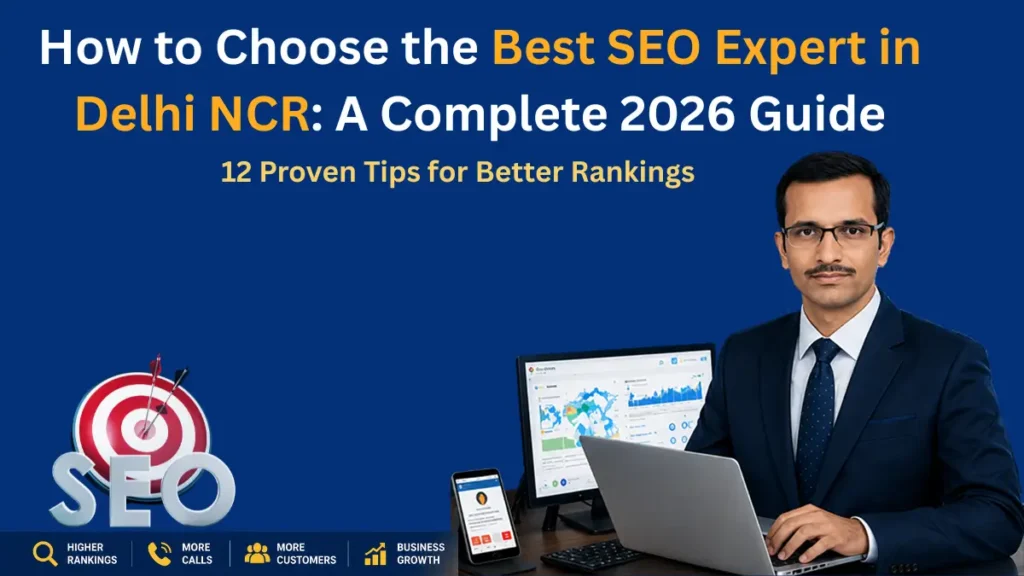 How to Choose the Best SEO Expert in Delhi NCR – Complete 2026 Guide with 12 proven tips for better rankings by Prabhat Software.