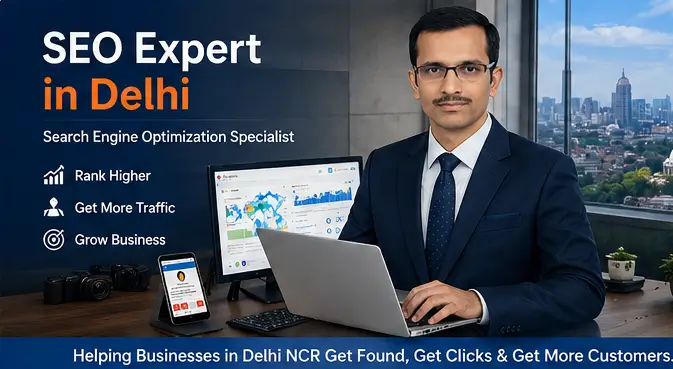 SEO Expert in Delhi providing professional search engine optimization services to help businesses improve Google rankings, increase website traffic, and generate more leads.