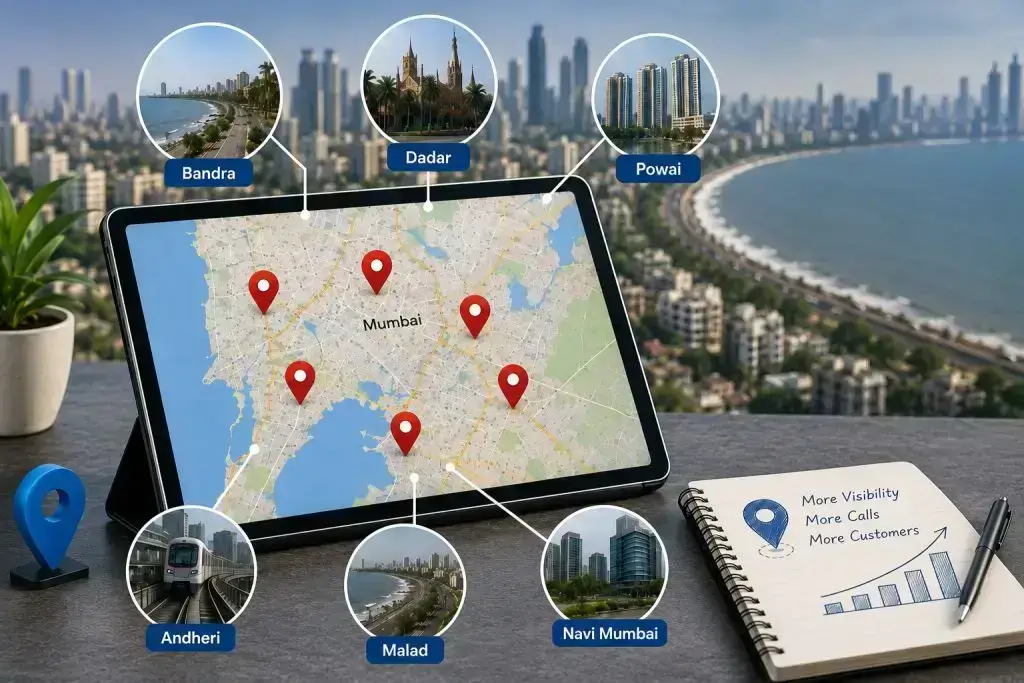 Areas We Serve Across Mumbai for Google Business Profile Optimization by Prabhat Software