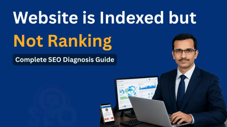 Website indexed but not ranking in Google, complete SEO diagnosis guide